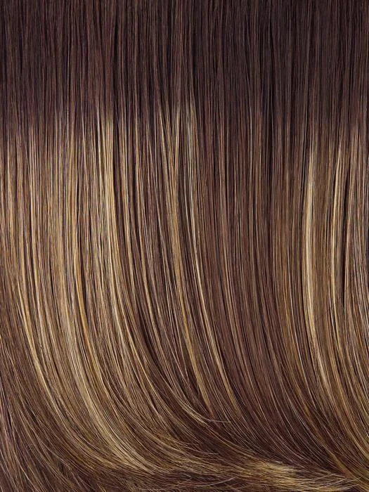 SS8/25 Golden Walnut | Rich, Dark Brown with subtle warm highlights,  Dark Brown roots