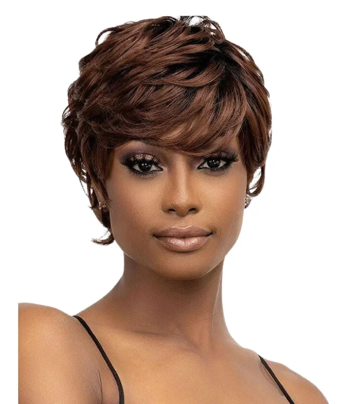 Glueless Human Hair Wigs for Black Women with Curly Hair-Janet Mybelle Wig-Aspen
