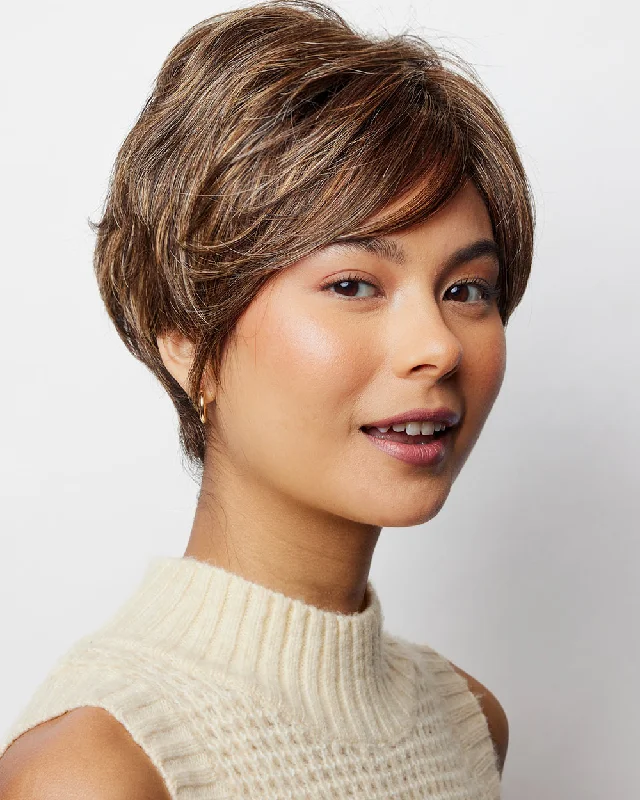 Synthetic Wigs for Voluminous Curls-Bay (Exclusive) | Lace Front & Monofilament Top Synthetic Wig by Amore