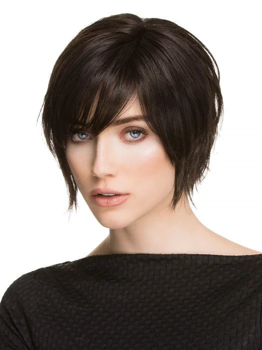 Glueless Human Hair Wigs for Hot Weather-Echo Wig by Ellen Wille | Synthetic Hair | Petite/Average Cap Glueless Human Hair Wigs for Hot Weather-Echo Wig by Ellen Wille | Synthetic Hair | Petite/Average Cap