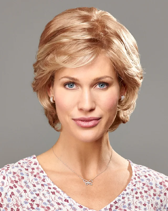 Synthetic Wigs with Natural Texture-Gianna | Lace Front & Monofilament Synthetic Wig by Henry Margu