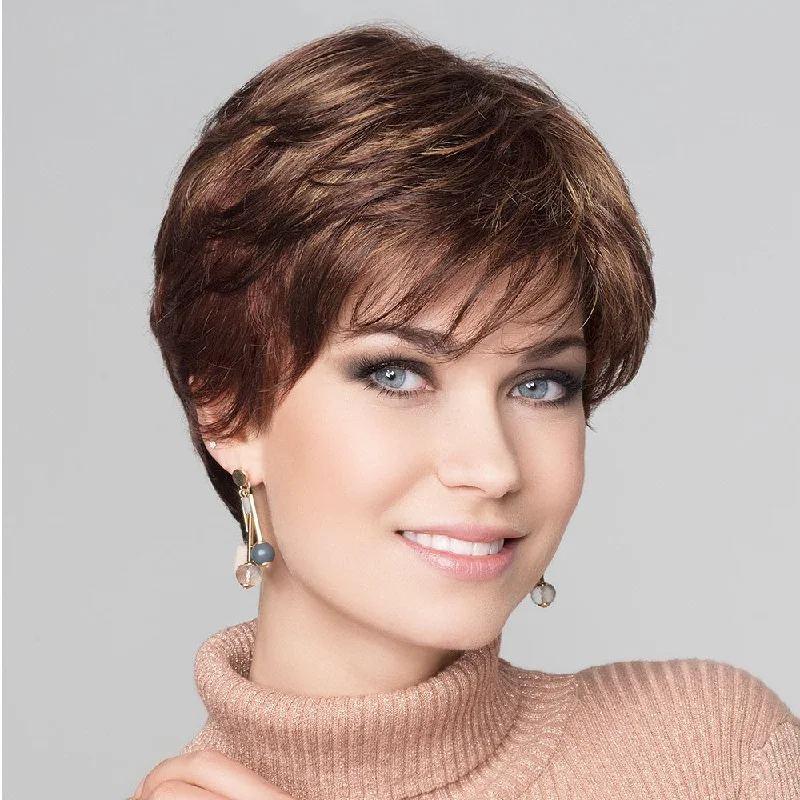 Glueless Human Hair Wigs for a Professional Appearance-Gold Wig by Ellen Wille | Synthetic Hair | Petite/Average Cap