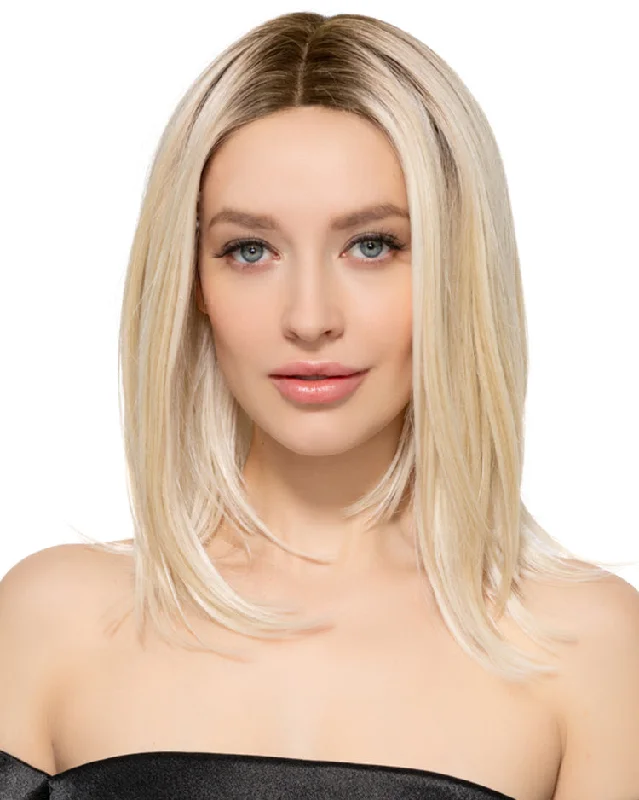 Synthetic Wigs with Subtle Highlights-Undercut Bob | Lace Front & Monofilament Top Synthetic Wig by TressAllure Synthetic Wigs with Subtle Highlights-Undercut Bob | Lace Front & Monofilament Top Synthetic Wig by TressAllure