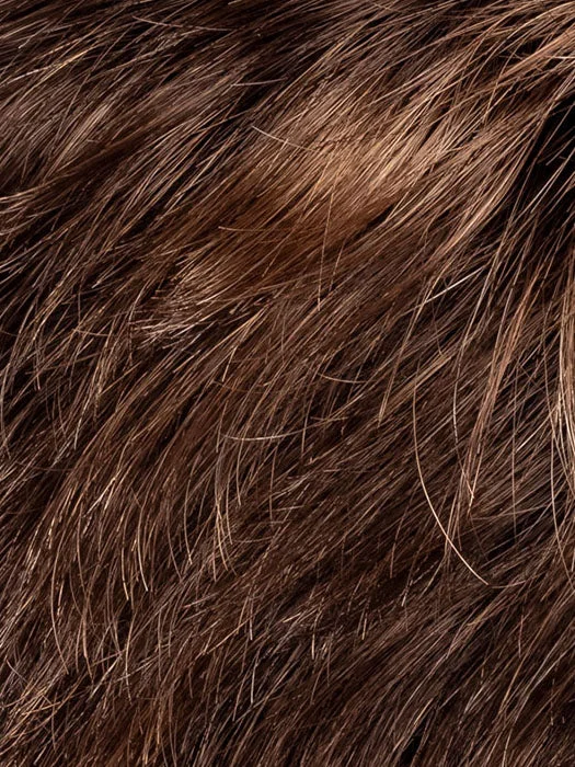 Chocolate Rooted | Medium to Dark Brown base with Light Reddish Brown highlights and Dark Roots