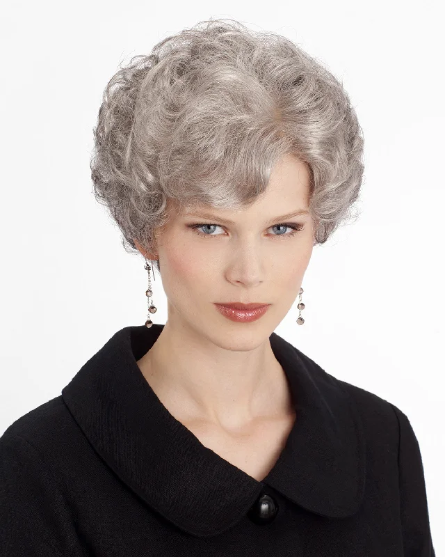 Glueless Human Hair Wigs with Soft Texture-Erica | Monofilament Synthetic Wig by Louis Ferre