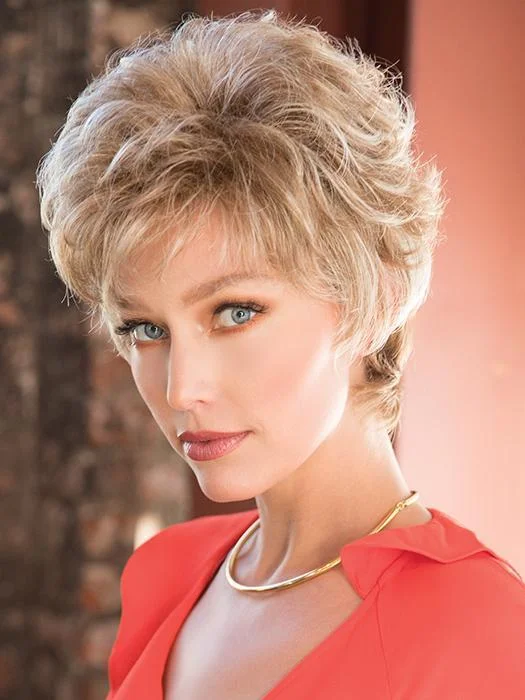 Glueless Human Hair Wigs with Soft and Silky Texture-Joey | Synthetic Wig (Basic Cap)
