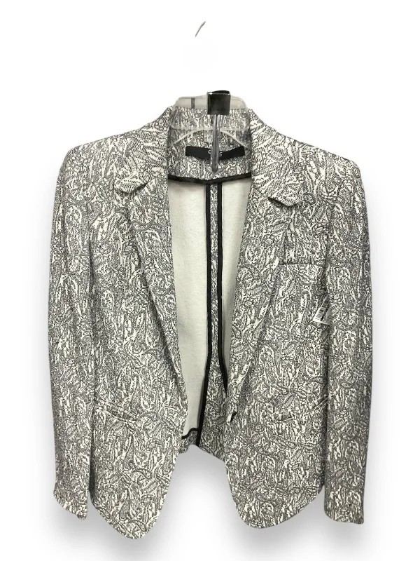 Blazer By Clothes Mentor In Grey, Size: M