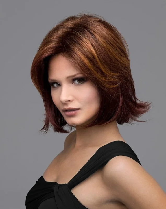 Glueless Human Hair Wigs with a Natural Part-Taylor Wig by Envy | Synthetic Hair | Average Cap Glueless Human Hair Wigs with a Natural Part-Taylor Wig by Envy | Synthetic Hair | Average Cap