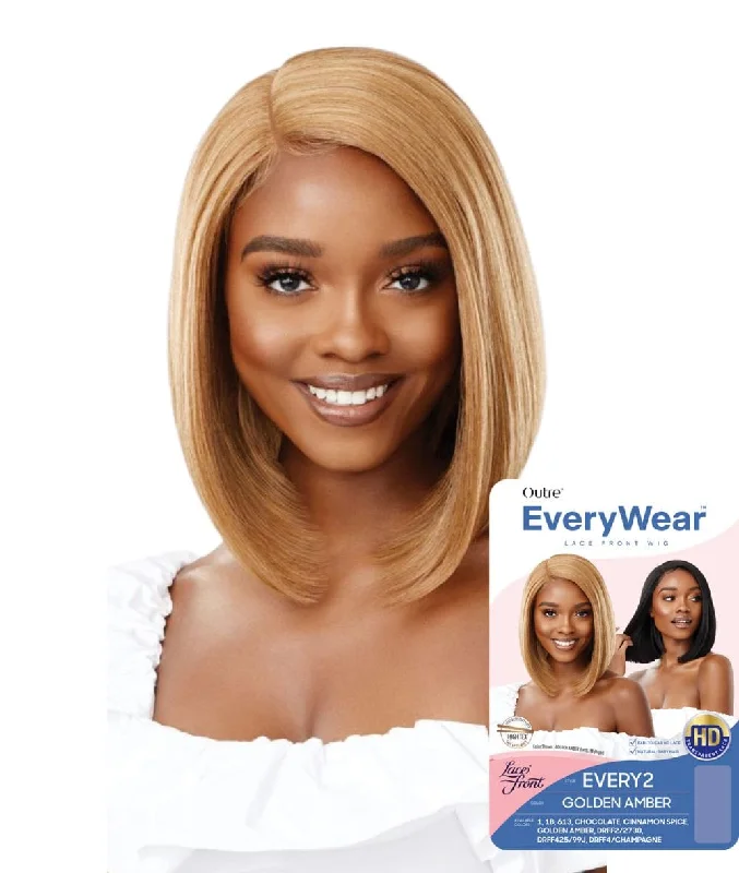Wear & Go Glueless Wigs for Quick Transformation-Natural-Looking No Lace Wigs--Outre Everywear Lace Front Wig - Every2 Wear & Go Glueless Wigs for Quick Transformation-Natural-Looking No Lace Wigs--Outre Everywear Lace Front Wig - Every2
