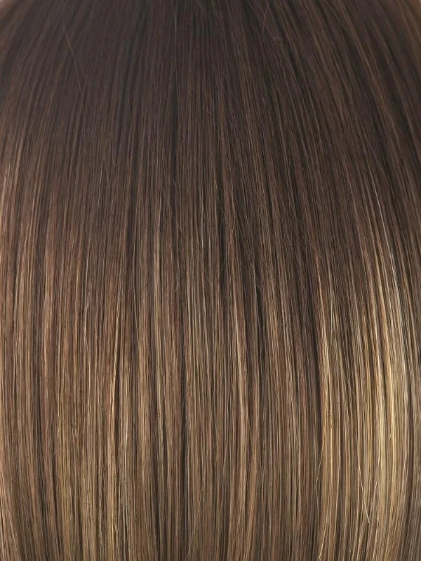 MOCHACCINO LR | Stretched root of rich milk chocolate color with root graduating into creamy blonds and icy coconuts with caramel undertones