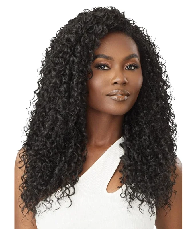 Glueless Human Hair Wigs with Versatile Styles-Outre Quick Weave Half Wig- Natasha