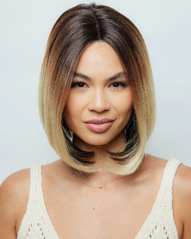 Glueless Human Hair Wigs for a Professional Appearance-Posh (Exclusive) | Lace Front & Monofilament Part Synthetic Wig by Orchid Glueless Human Hair Wigs for a Professional Appearance-Posh (Exclusive) | Lace Front & Monofilament Part Synthetic Wig by Orchid
