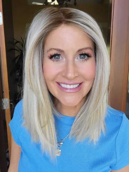 Glueless Human Hair Wigs for High-Quality Looks-Calabasas | Synthetic Lace Front Wig (Mono Part)