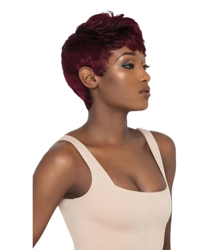 Glueless Human Hair Wigs for Versatile Hairstyles-Outre Premium Duby Wig - Pixie Mohawk