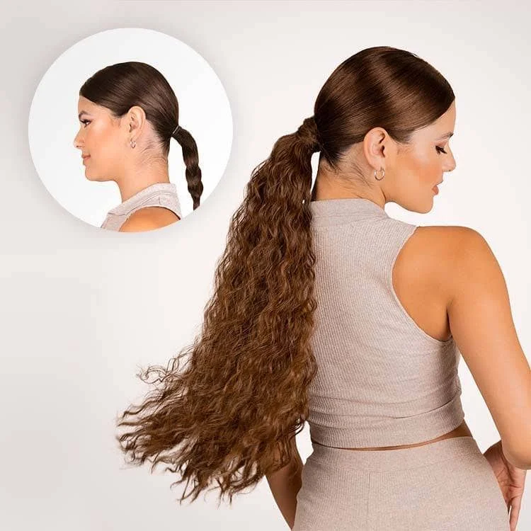clip-in ponytail extensions, premium ponytail extensions, high-quality clip-in ponytails, 100% human hair ponytails---Shayla Ponytail Extension clip-in ponytail extensions, premium ponytail extensions, high-quality clip-in ponytails, 100% human hair ponytails---Shayla Ponytail Extension