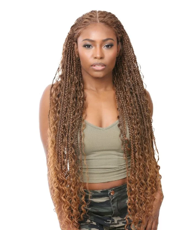 Wear & Go Glueless Wigs with Natural Shine-Natural-Looking No Lace Wigs--Nutique Illuze360 13x4 Lace Front Wig - Boho Braid Water 36" T27/613 Wear & Go Glueless Wigs with Natural Shine-Natural-Looking No Lace Wigs--Nutique Illuze360 13x4 Lace Front Wig - Boho Braid Water 36" T27/613