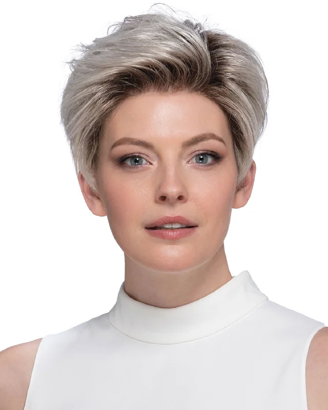Synthetic Wigs for a Professional Look-Petite Easton | Lace Front & Monofilament Top Synthetic Wig by Estetica