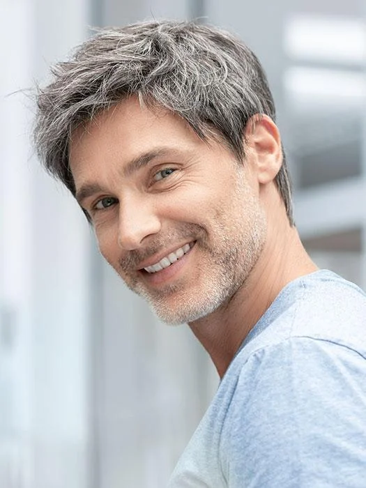 Bradford | Synthetic Lace Front Wig (Mono Top)versatile men's wigs, all-purpose wigs for men, everyday men's wigs, stylish and functional wigs Bradford | Synthetic Lace Front Wig (Mono Top)versatile men's wigs, all-purpose wigs for men, everyday men's wigs, stylish and functional wigs