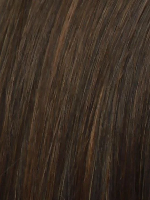 RL6 30 COPPERY MAHOGANY Medium Brown Evenly Blended with Medium Auburn