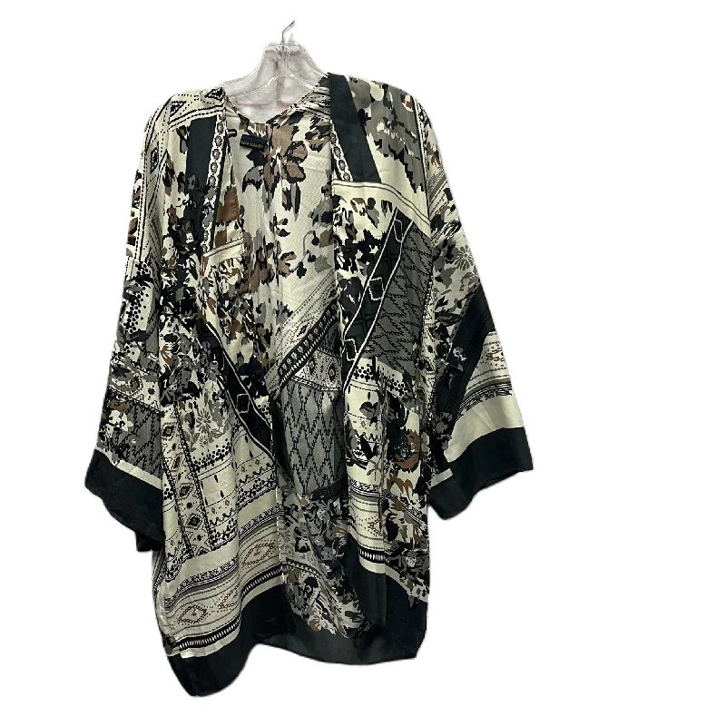 Kimono By Coco And Carmen In Black & Cream, Size: Osfm