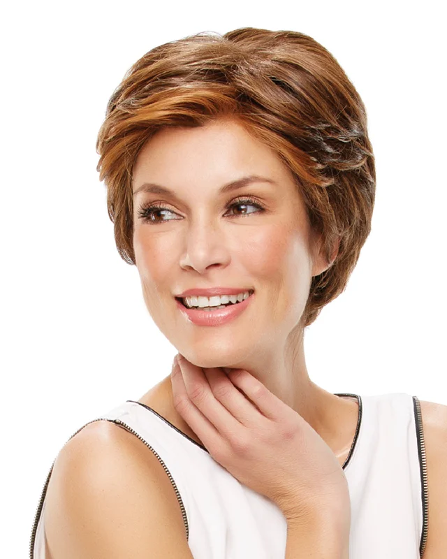 Glueless Human Hair Wigs with Soft and Silky Texture-Anne | Lace Front & Monofilament Synthetic Wig by Jon Renau