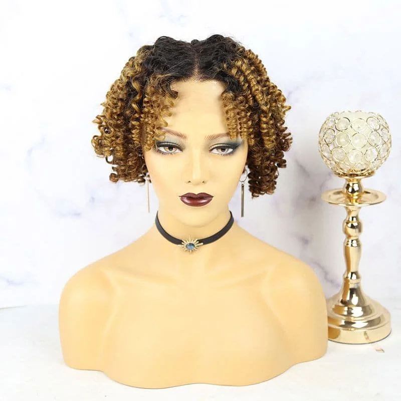 Premium No Lace Wigs Collection--#27 Mix #30 Flexi Rod Curls 13X6 Lace Front Human Hair Wig AW75 Premium No Lace Wigs Collection--#27 Mix #30 Flexi Rod Curls 13X6 Lace Front Human Hair Wig AW75