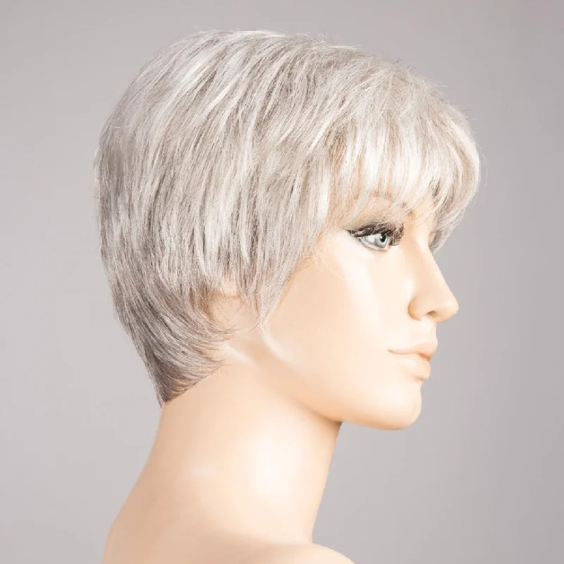 SNOW-MIX | Pure Silver White with 10% Medium Brown & Silver White with 5% Light Brown blend