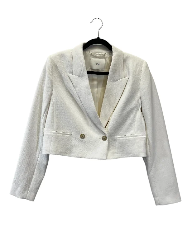 Blazer Designer By Wilfred In Cream, Size: Xs