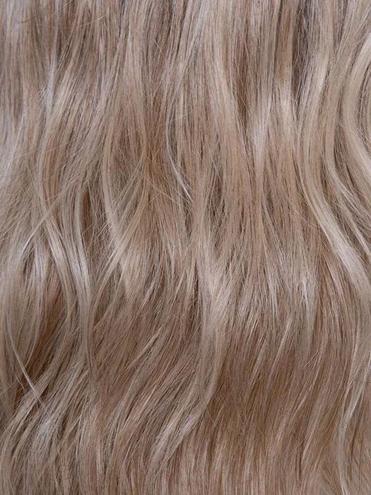 CHAMPAGNE ROOTED | Light Beige Blonde Medium Honey Blonde and Platinum Blonde blend with Dark Roots