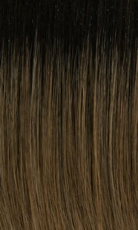 2418GR | Light ash brown with gold blonde highlights and dark brown roots