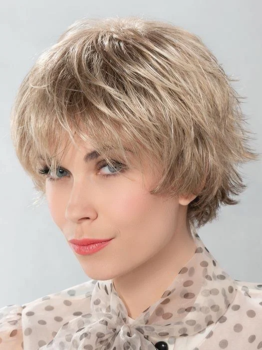 Glueless Human Hair Wigs for Special Events-Wing |  Synthetic Wig (Mono Crown)