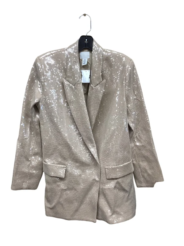 Blazer By H&m In Tan, Size: Xs