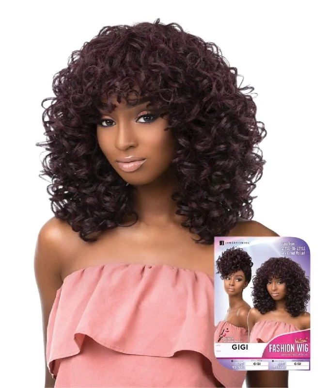 Glueless Human Hair Wigs for Fashion-Forward Women-Sensationnel Instant Fashion Wig - Gigi
