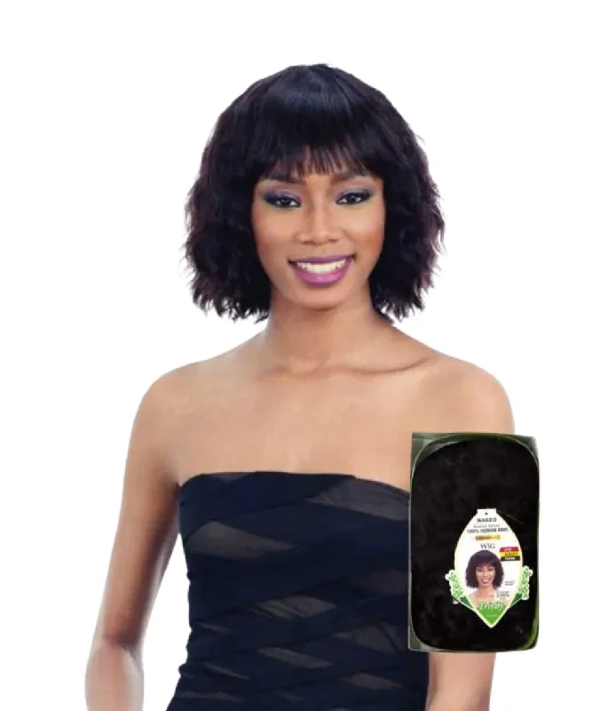 Glueless Bob Human Hair Wigs-Shake-N-Go Naked Human Hair Wig - Trinity