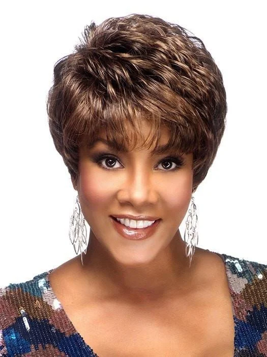 Short Synthetic Wigs-Amy | Synthetic Wig (Basic Cap)