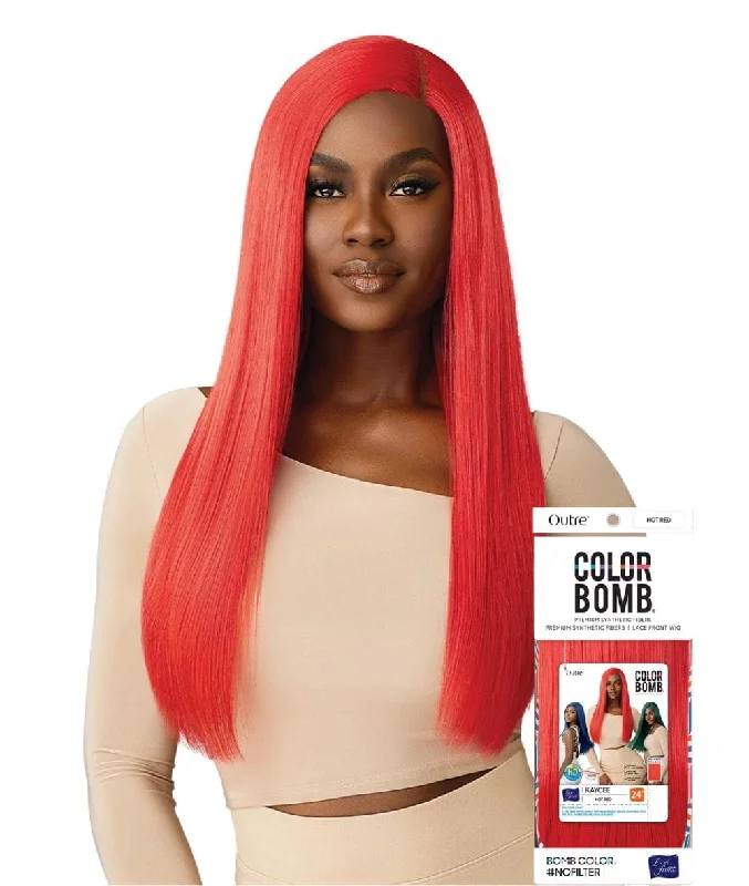Wear & Go Glueless Wigs with Natural Shine and Volume-Natural-Looking No Lace Wigs--Outre Lace Front Wig Colorbomb Kaycee 24" Wear & Go Glueless Wigs with Natural Shine and Volume-Natural-Looking No Lace Wigs--Outre Lace Front Wig Colorbomb Kaycee 24"