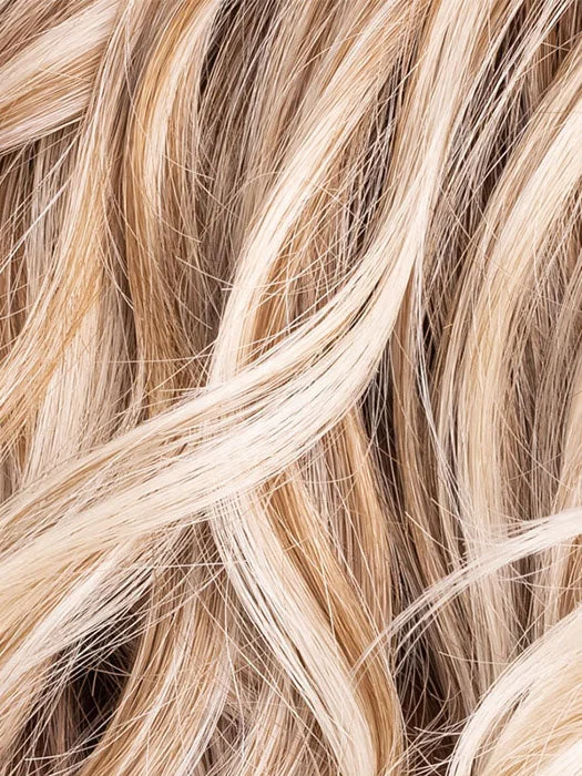 Pearl Blonde Rooted | Pearl Platinum, Dark Ash Blonde, and Medium Honey Blonde mix