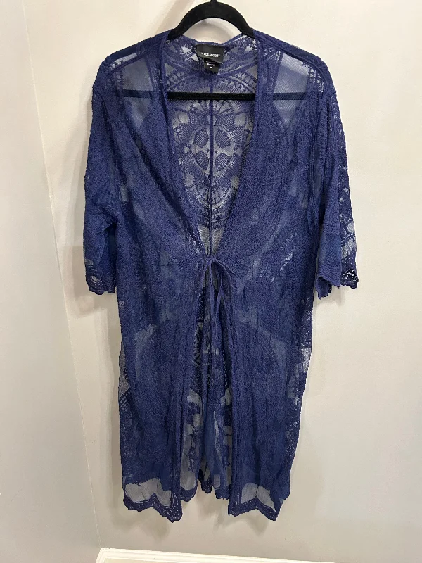 Kimono By Clothes Mentor In Blue, Size: M