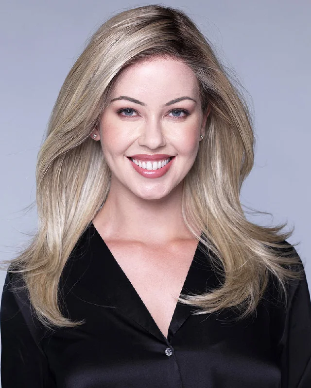 Synthetic Wigs with Hairline Detailing-Beverly Hills | Lace Front & Monofilament Part Synthetic Wig by Belle Tress