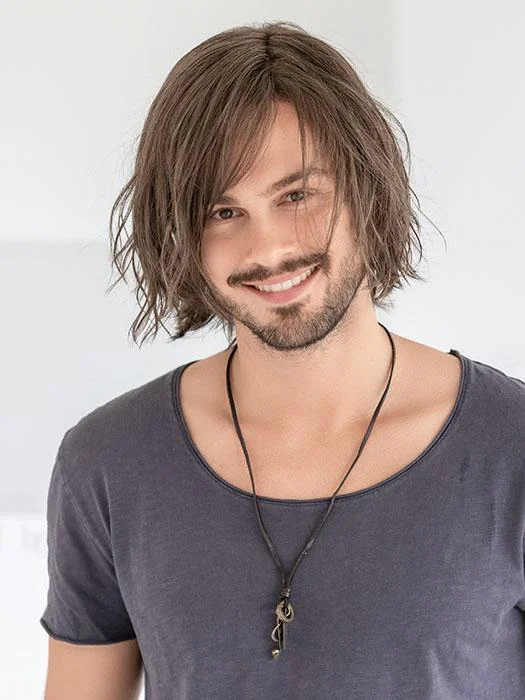 Brian | Synthetic Lace Front Wig (Mono Part)versatile men's wigs, all-purpose wigs for men, everyday men's wigs, stylish and functional wigs Brian | Synthetic Lace Front Wig (Mono Part)versatile men's wigs, all-purpose wigs for men, everyday men's wigs, stylish and functional wigs