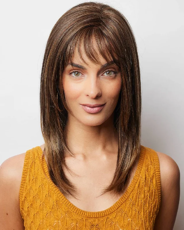Synthetic Wigs for Evening Events-Arden | Lace Front & Monofilament Top Synthetic Wig by Amore