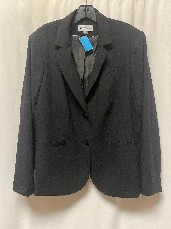 Blazer By Calvin Klein In Black, Size: 1x