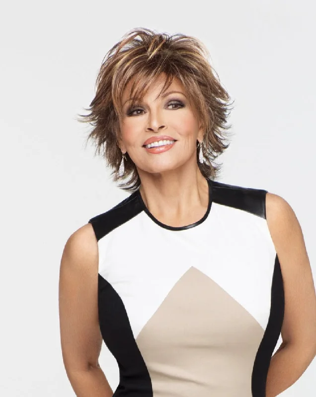 Glueless Human Hair Wigs for Black Women with Curly Hair-Trend Setter Wig by Raquel Welch | Synthetic Hair | Large Cap Glueless Human Hair Wigs for Black Women with Curly Hair-Trend Setter Wig by Raquel Welch | Synthetic Hair | Large Cap