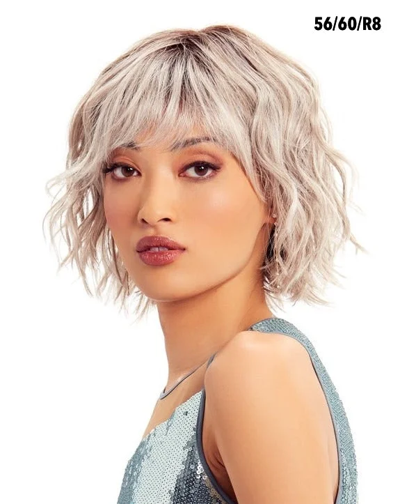 Glueless Human Hair Wigs for Long Curls-Trend Wig by TressAllure | Heat Friendly Synthetic Hair | Average Cap Glueless Human Hair Wigs for Long Curls-Trend Wig by TressAllure | Heat Friendly Synthetic Hair | Average Cap