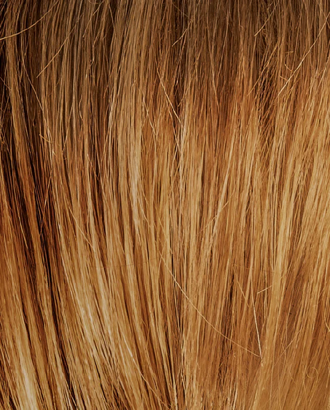 Safran Rooted | Dark Copper Red, Copper Red, and Light Copper Red Blend with Dark Auburn Roots
