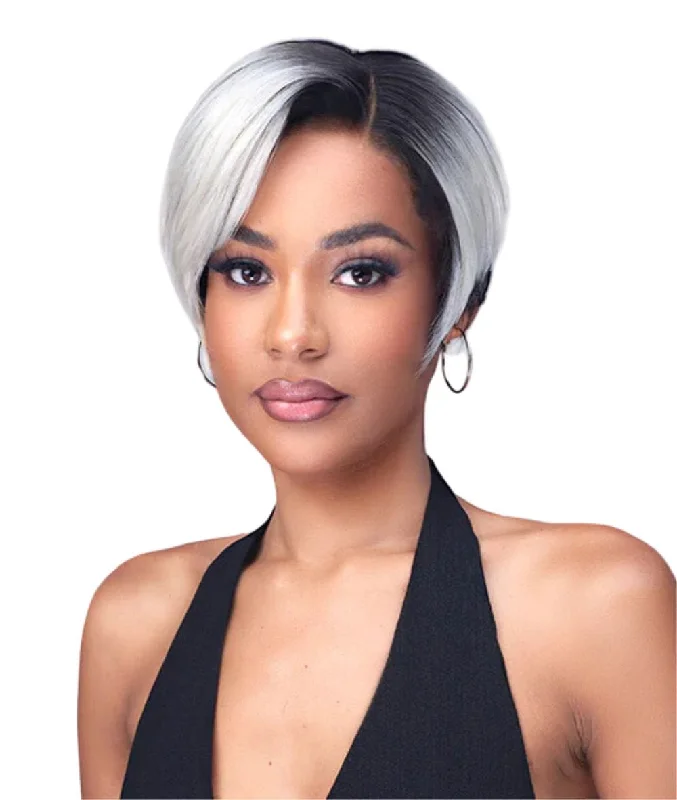 Wear & Go Glueless Wigs for Natural Curls-Natural-Looking No Lace Wigs--Bobbi Boss 13X4 Glueless Lace Front Wig- Mlf446 Lexie