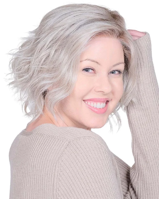Glueless Human Hair Wigs with No Lace-City Roast | Lace Front & Monofilament Part Synthetic Wig by Belle Tress Glueless Human Hair Wigs with No Lace-City Roast | Lace Front & Monofilament Part Synthetic Wig by Belle Tress