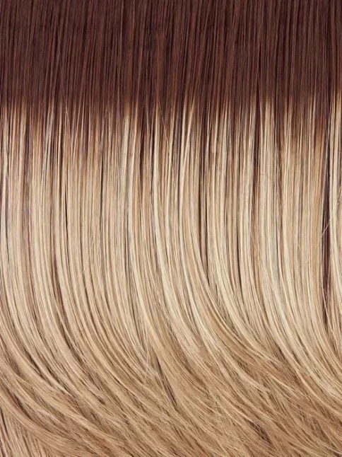 SS14/88 SHADED GOLDEN WHEAT | Medium Blonde streaked with Pale Gold highlights Medium Brown roots