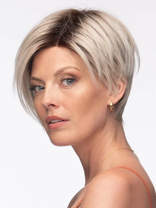 Glueless Human Hair Wigs for a Professional Appearance-Vale | Synthetic Wig (Lace Part)