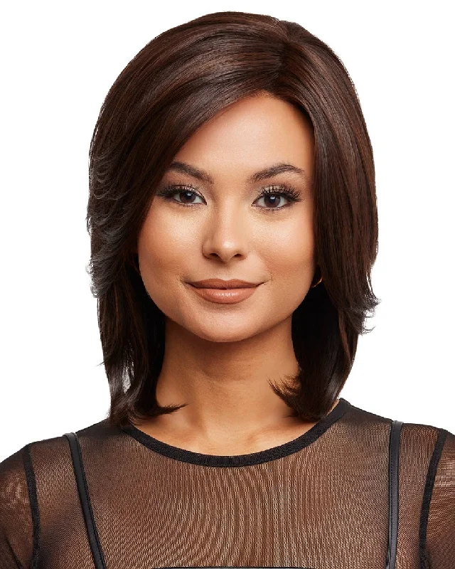Synthetic Wigs with Realistic Texture-Luxe Sleek | Lace Front & Monofilament Part Synthetic Wig by Rene of Paris